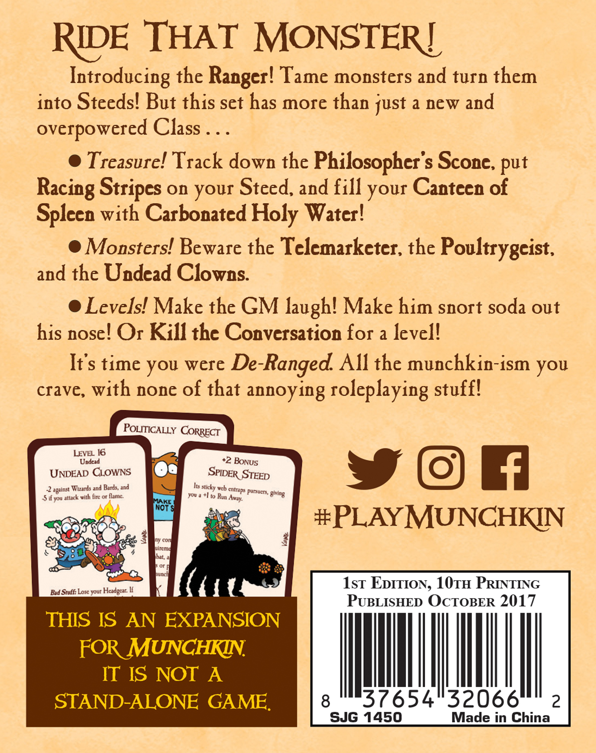 Munchkin : 5 De-Ranged Expansion